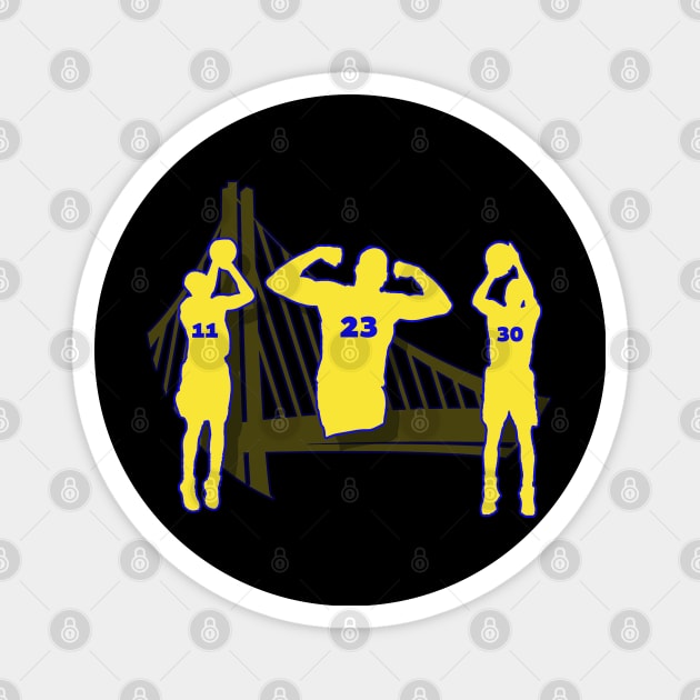 Golden State Basketball Magnet by AR100AR